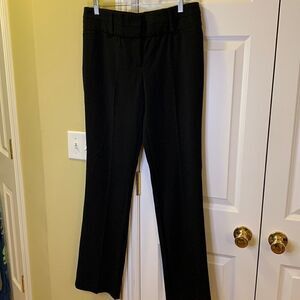 Maurices size 7/8 long black dress pants with faux pockets. NWOT